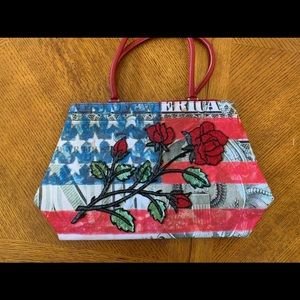Isabella fiore purse American flag